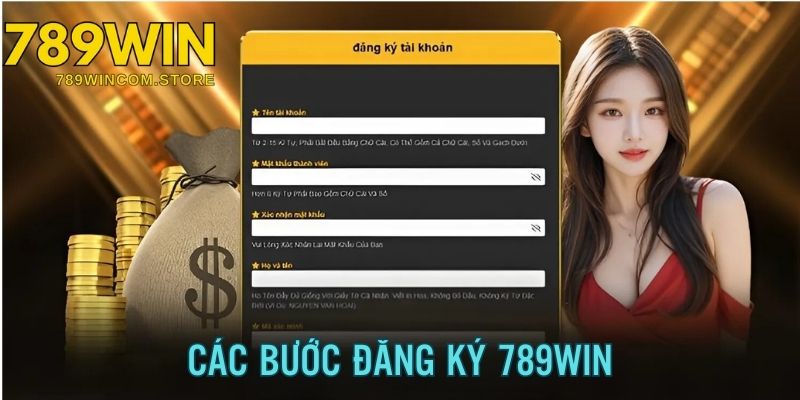 Các bước tạo tài khoản hội viên mới trên trang web 789WIN